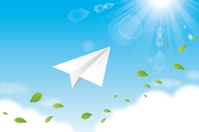 紙飛行機イベントを行います